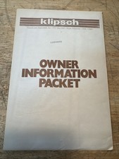Vintage Klipsch Cornwall