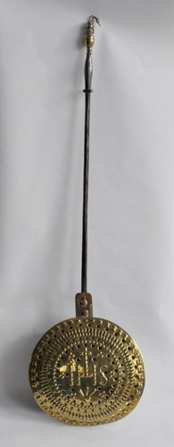 Bassinoire laiton fer - bassinoire,