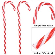  Lioobo Red and White Candy Canes 15cm de Noël décorations d'arbres de fête de