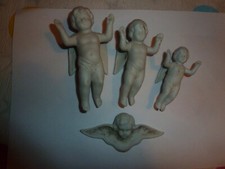 angelots biscuit ancien deco