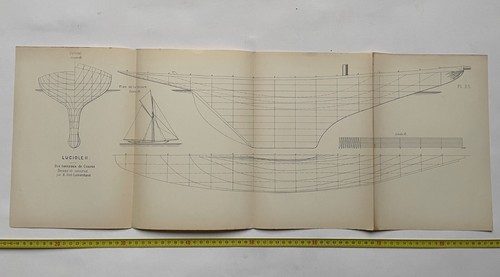 Classic yacht blueprint - classic,