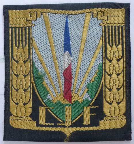 Ww2 insigne tissu cjf - tissu,