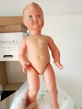 poupée poupon en celluloide 60 cm vintage année 70 bon etat