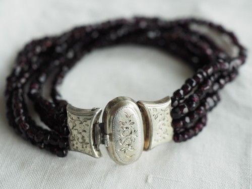 Bracelet ancien xix perles - bracelet,
