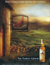 Publicité Papier - Scotch Whisky  THE FAMOUS GROUSE de 1993