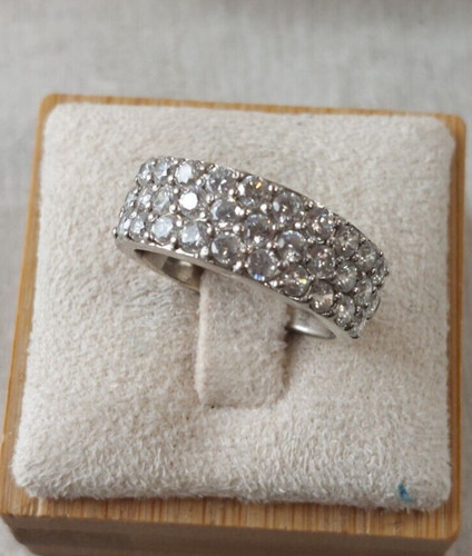 Belle bague décor - zircon,, en