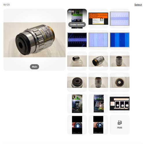 Exce objectif microscope - objectif,