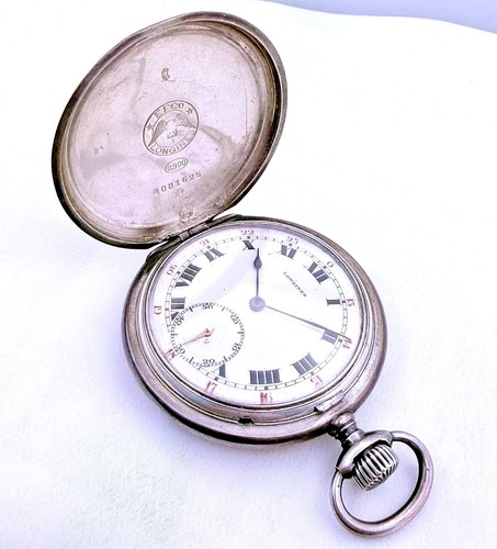 Longines full hunter silver - full,