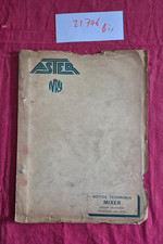N°21706 bis / ASTER doseur -mélangeur essence -huile MIXER / Notice technique