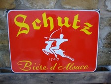 plaque émaillée  SCHUTZ