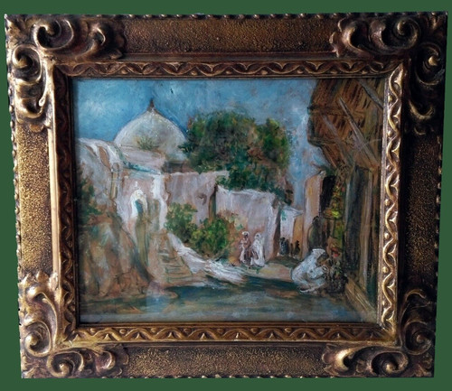 Ancien tableau orientaliste - ancien,