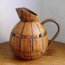 Ancien pichet broc bois - pichet,