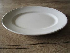 Plat Ovale Blanc ancien  de