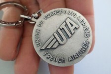 porte cle-f key-ring UTA TRANSPORT AERIEN AIRLINES AVION COMPAGNIE FIA augis
