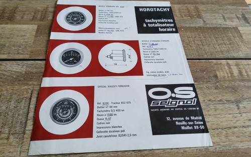Catalogue brochure compteur - , os