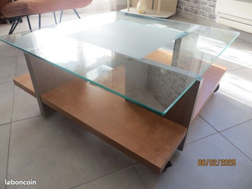 Table salon gautier 90x90 - table,