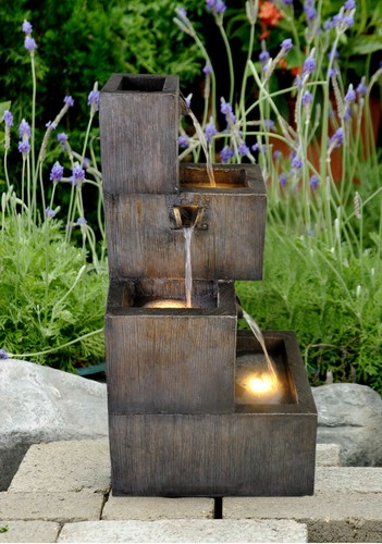 Puit jardin cube - puit,