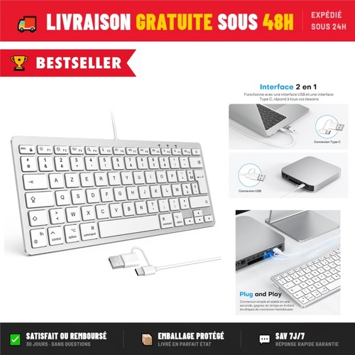 Clavier mac azerty français - clavier,