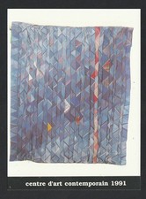 CPM, Laure LATAPIE - TENTURES D'ASSEMBLAGE, Art Contemporain, Mt de Marsan 1991