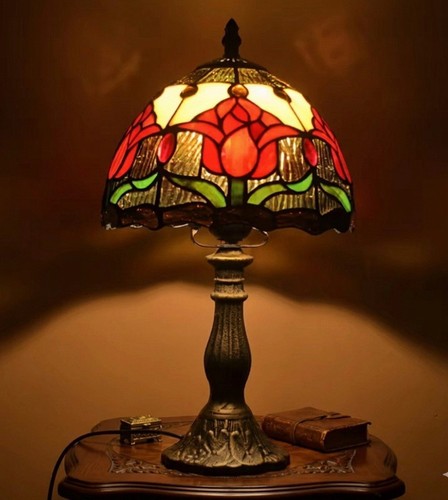 Lampe style tiffany - lampe, artisanale
