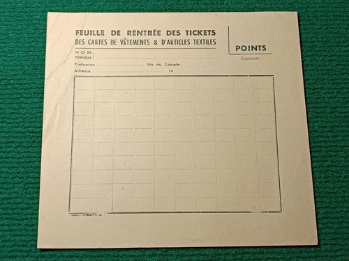 Feuille rentree des tickets - feuille,