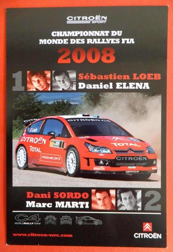 Cpa citroen championnat - c4,