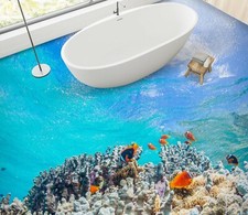 Pierres de fond marin 3D 1967 sol peinture murale indécise image papier peint famille Allemagne