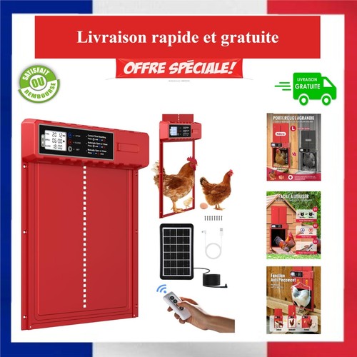 Porte automatique poulailler - porte,