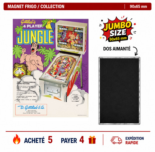 Magnet frigo jungle 90x65 - frigo, mm