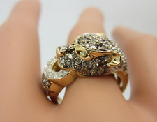 Bague Panthère En Diamant