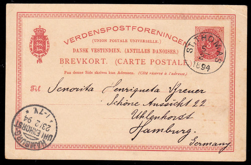 Danish antilles facit 3 - antilles, bk