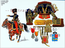 RIGO (ALBERT RIGONDAUD) : LE PLUMET PLANCHE 206 : CAVALERIE LEGERE LIEUTENANT GE