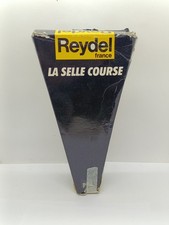 La Selle De Course Reydel France vintage - bleu En Peau De Mouton Gratté NEUVE 