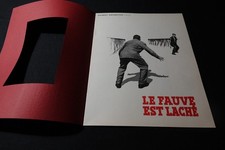 lino ventura LE FAUVE EST LACHE Estella Blain Frédéric Dard dossier presse 1959