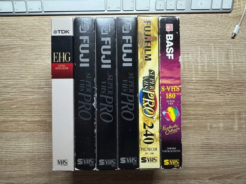 Fuji basf vhs - s-vhs, cassettes