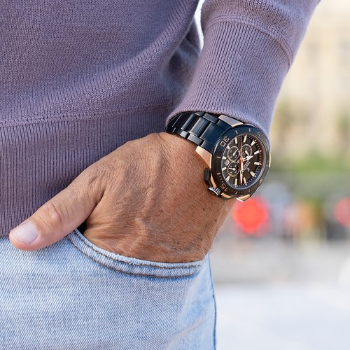 Montre homme festina acier - homme, en