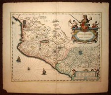 Carte géographique ancienne