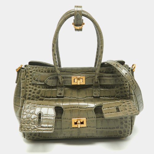 Mini sac transport cuir - en,