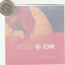 AUTOCOLLANTS .  RCI - Radio Canada International