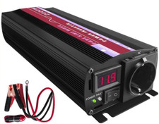 1000W Onduleur Convertisseur Pure Sinus 12V 220V Transformateur Chargeur Solaire