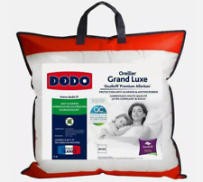 DODO Oreiller MEMOFORME Grand luxe à Mémoire de Forme ergonomique 60x60 cm Blanc