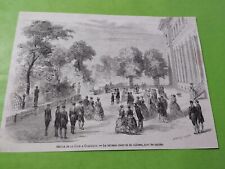 GRAVURE DE PRESSE 1868 -