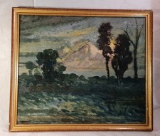 Tableau XIXéme signé "E