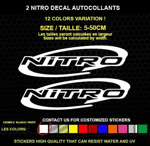 Nitro autocollant - 2,
