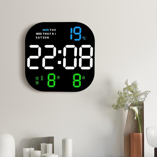 Horloge murale led avec - horloge,