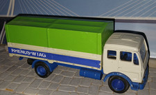 camion bâche PL NZG 1/50 Mercedes Benz Covered Truck RHENUS-WTAG 146 transport