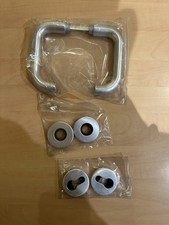 Rare Ancienne Poignée De Porte Aluminum Vintage Années 70 / 80 Design 