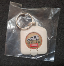 PORTE CLES , JETON DE CADDIE , C15 CITROEN , 3 suisses.