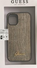 Guess Hard-Case Cover Lizard pour Apple IPHONE 12 Mini 5,4 " Or