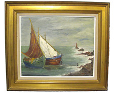 Peinture Marine barques de